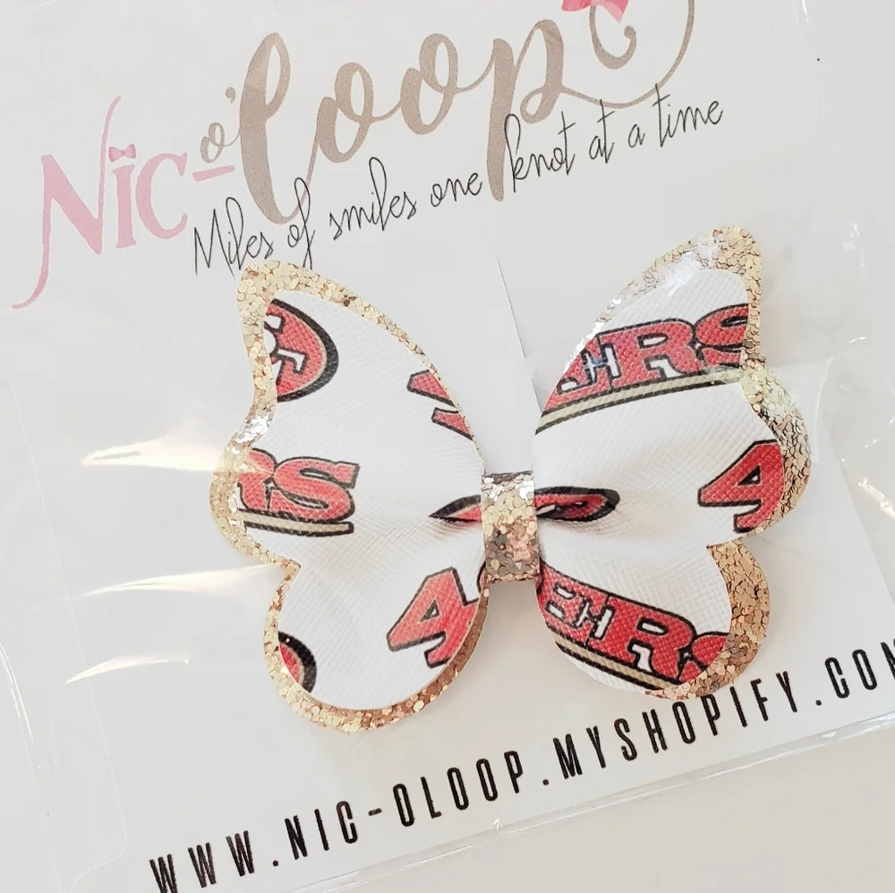 NWT! 49ers Bow
